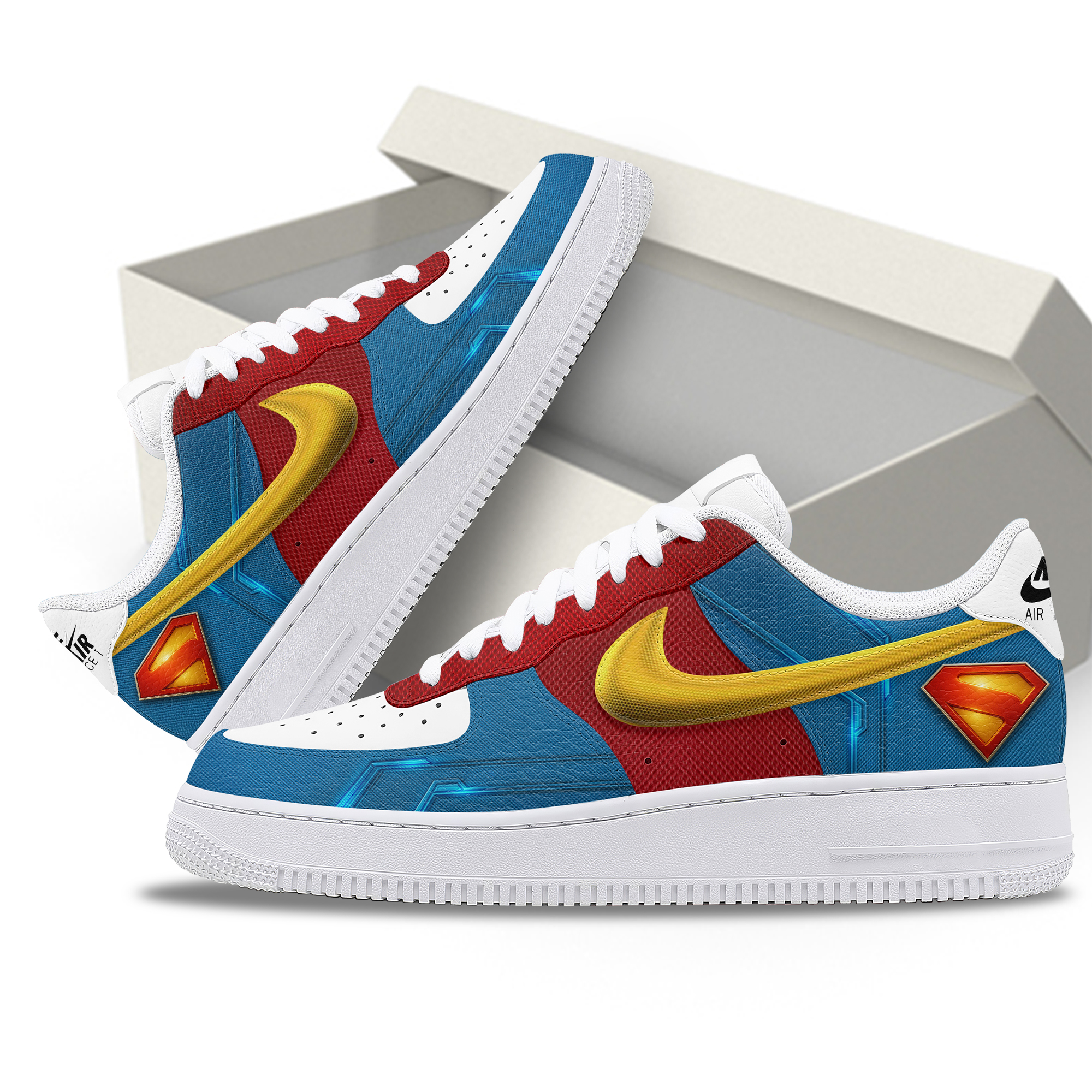Superman 2025 New Movie Premium Air Force 1 Sneakers Superman 2025 New Movie Premium Air Force 1 Sneakers