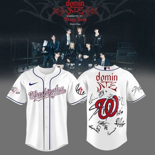 Washington Nationals MLB x Stray Kids Tour Baseball Jersey
