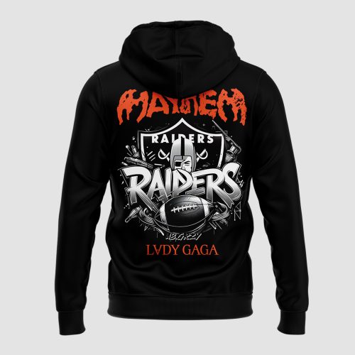 Las Vegas Raiders x Lady Gaga The Mayhem Ball Tour 2025 Hoodie