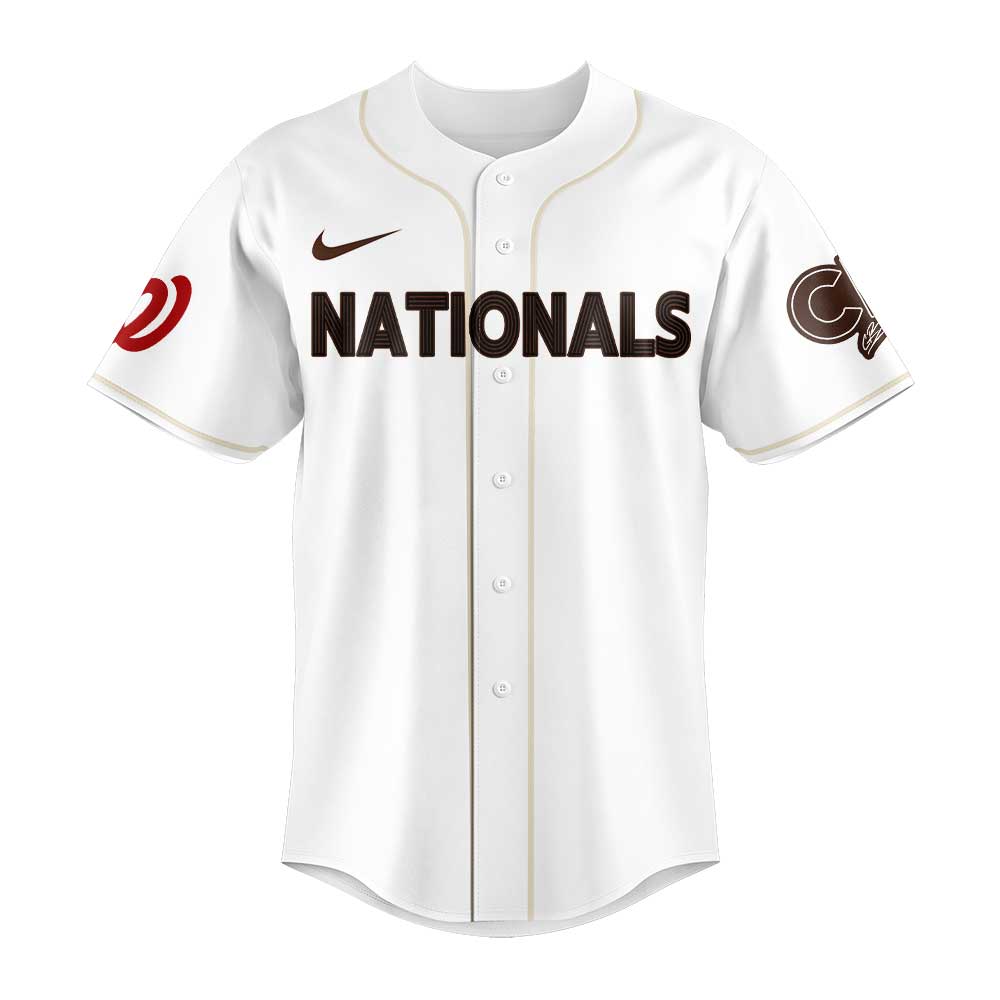 Washington Nationals MLB x Chris Brown: Breezy Bowl XX Baseball Jersey Washington Nationals MLB x Chris Brown: Breezy Bowl XX Baseball Jersey