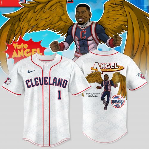 Cleveland Guardians x Guardian Power: All-Star Edition “Angel” Special White Baseball Jersey