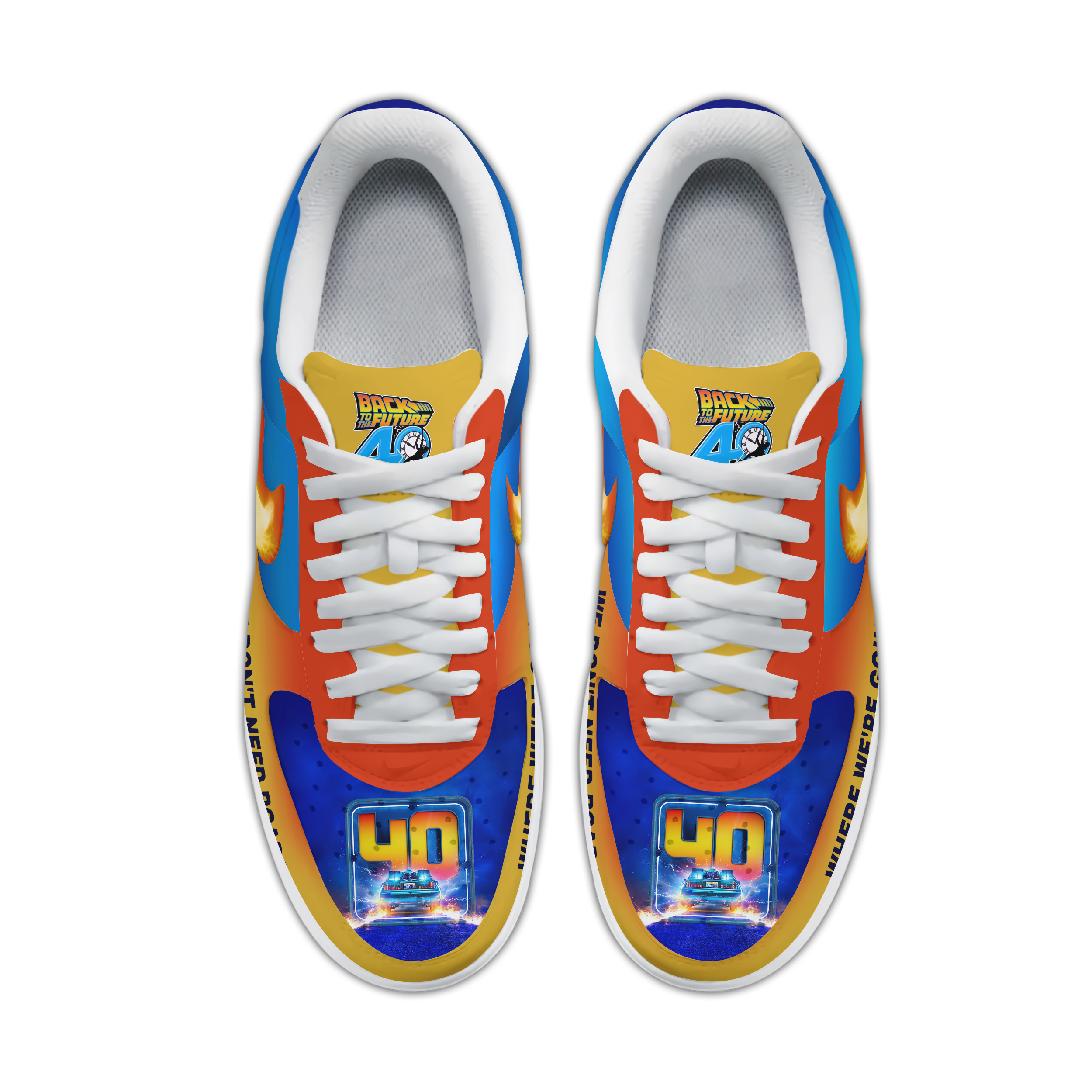 Back to the Future 40th Anniversary 2025 Limited Air Force 1 Sneakers Back to the Future 40th Anniversary 2025 Limited Air Force 1 Sneakers