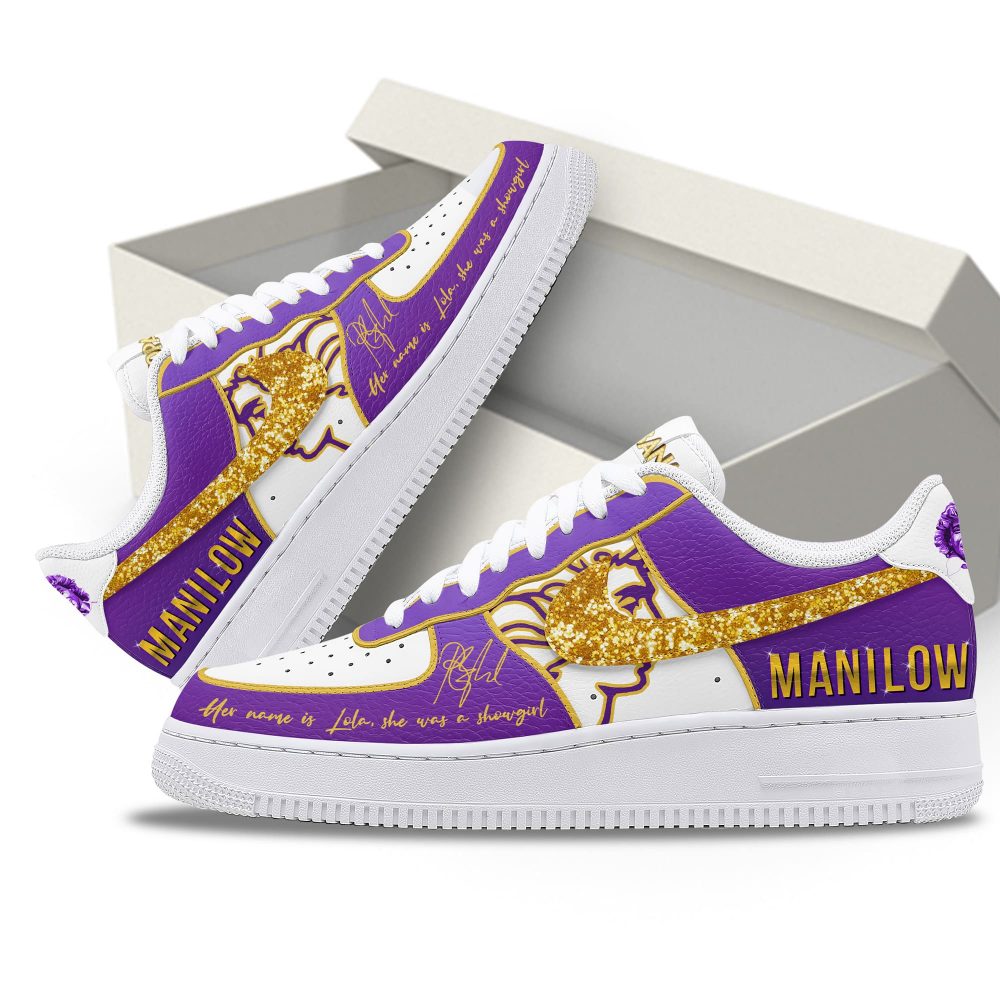 Barry Manilow American Singer 2025 Premium Air Force 1 Sneakers
