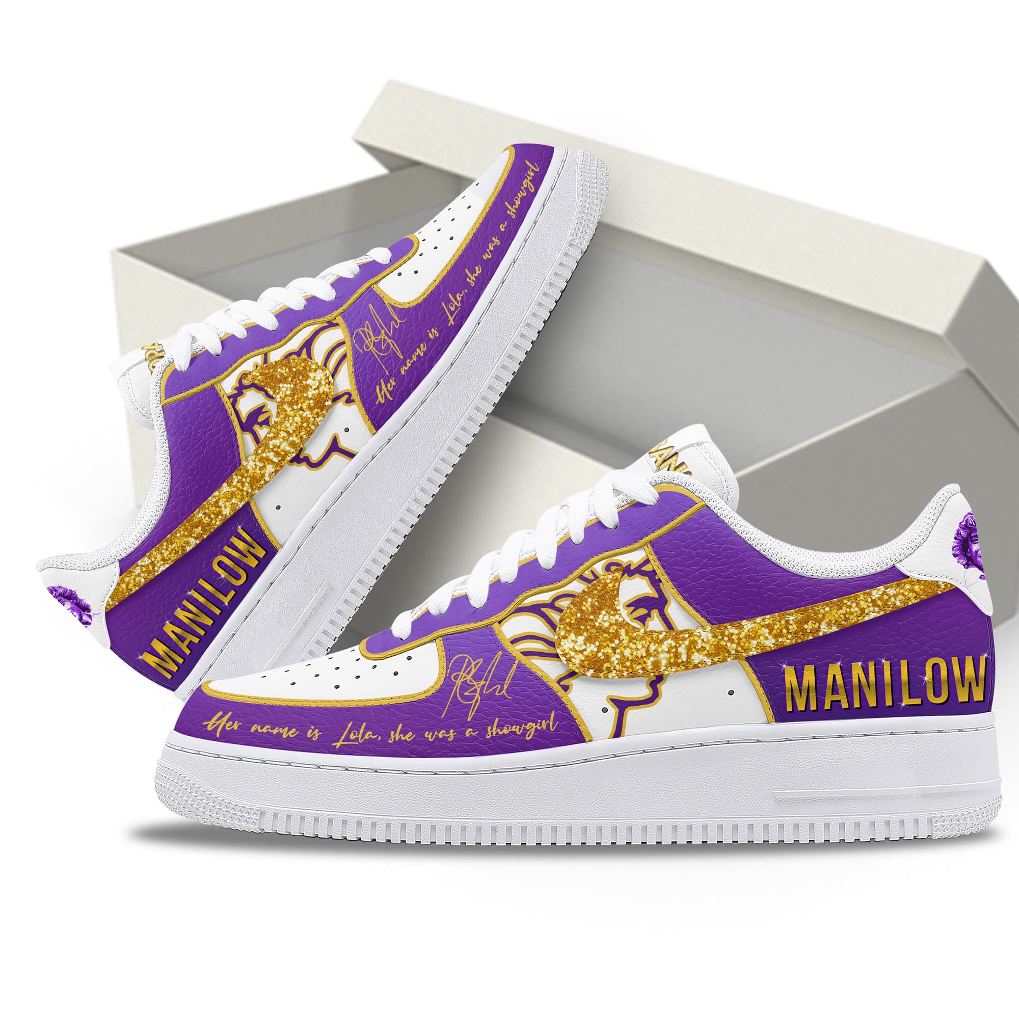 Barry Manilow American Singer 2025 Premium Air Force 1 Sneakers Barry Manilow American Singer 2025 Premium Air Force 1 Sneakers