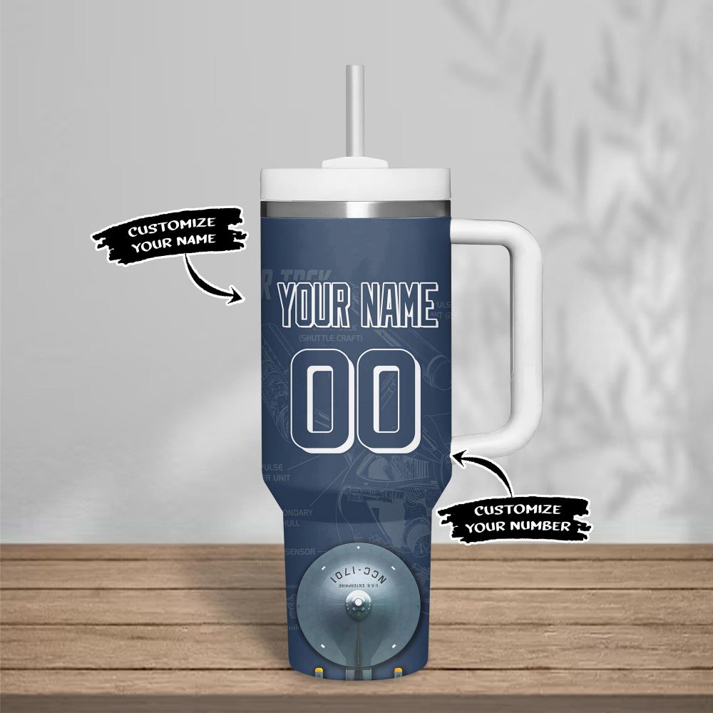 Star Trek Property Of U.S.S. Enterprise Customized Stanley Tumbler