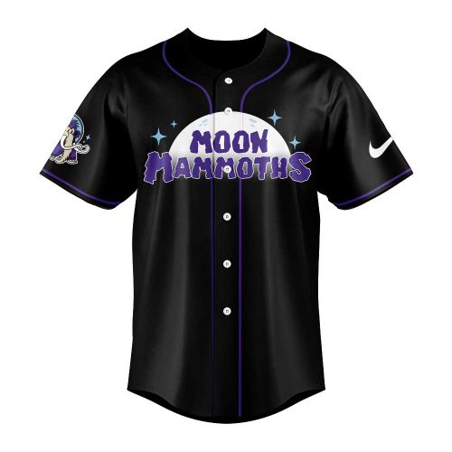 Limited Edition Erie Moon Mammoths Uniform Black Jersey