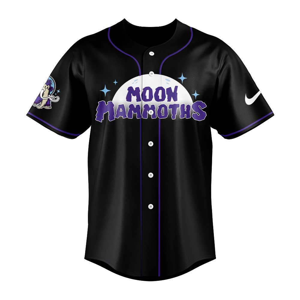Limited Edition Erie Moon Mammoths Uniform Black Jersey Limited Edition Erie Moon Mammoths Uniform Black Jersey
