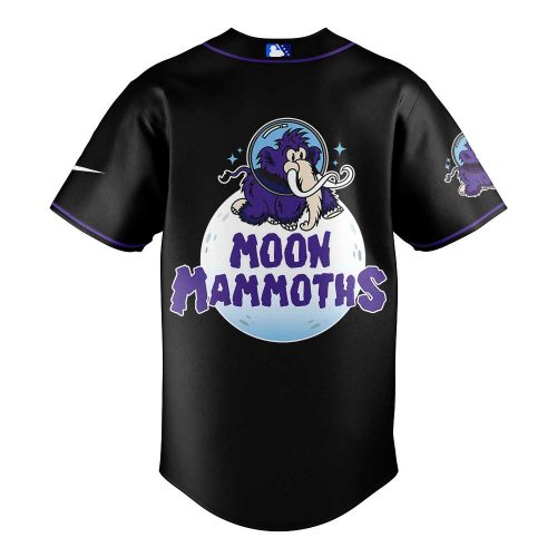 Limited Edition Erie Moon Mammoths Uniform Black Jersey