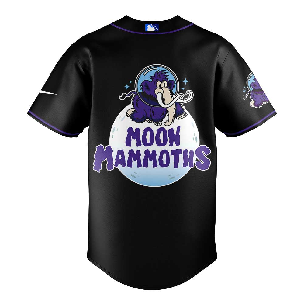 Limited Edition Erie Moon Mammoths Uniform Black Jersey Limited Edition Erie Moon Mammoths Uniform Black Jersey