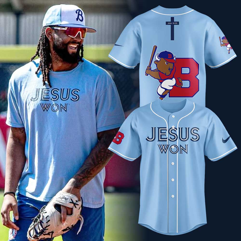 Buffalo Bisons x Jesus Won Special Baseball Jersey Buffalo Bisons x Jesus Won Special Baseball Jersey