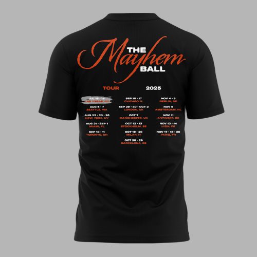 Lady Gaga x Las Vegas Raiders The Mayhem Ball Tour 2025 Shirt