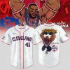 Cleveland Guardians x Guardian Power: All-Star Edition “Kyle Manzarro” Special Black Baseball Jersey