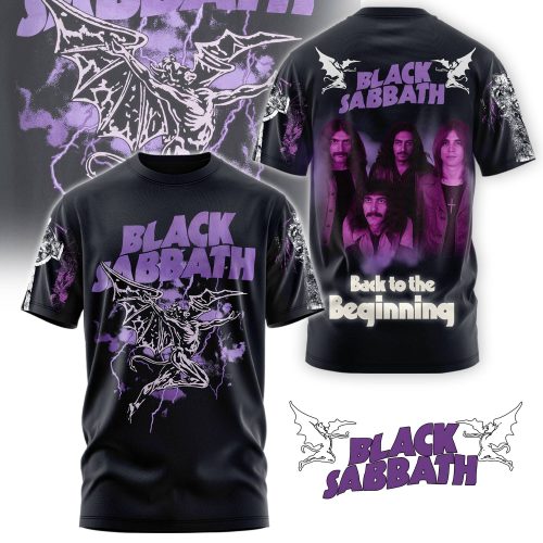 Black Sabbath Back to the Beginning Black T-shirt
