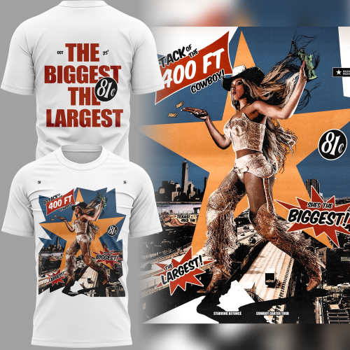 Beyoncé Attack Of The 400FT Cowboy! 2025 Tour Shirt
