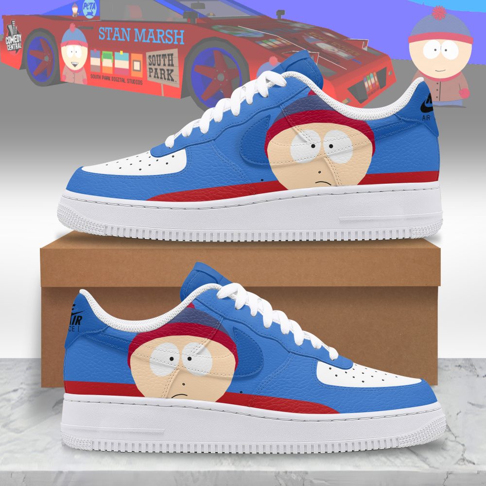 South Park Stan Marsh 2025 Premium Air Force 1 Sneakers