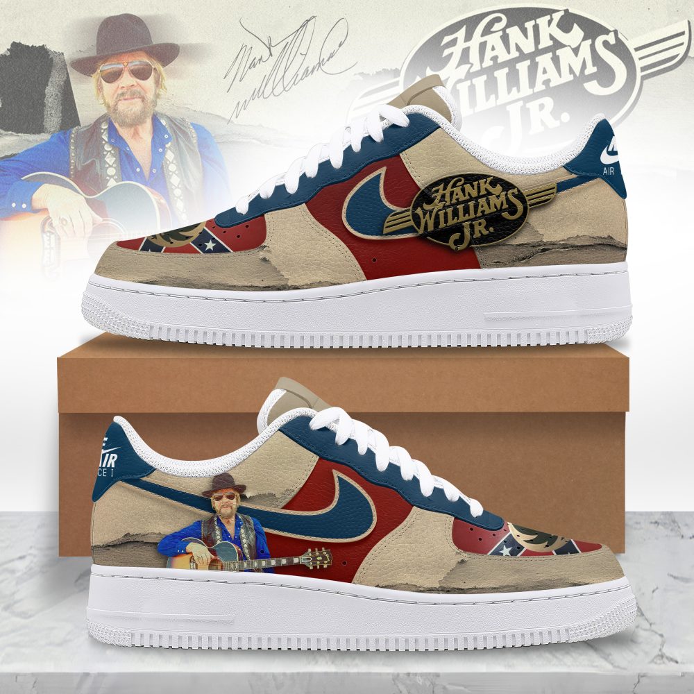Hank Williams Jr. New 2025 Custom Air Force 1 Shoes