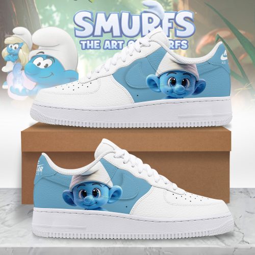 The Smurfs 2025 New Movie Premium Air Force 1 Sneakers