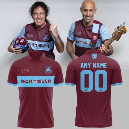 West Ham United x Iron Maiden Personalized Polo
