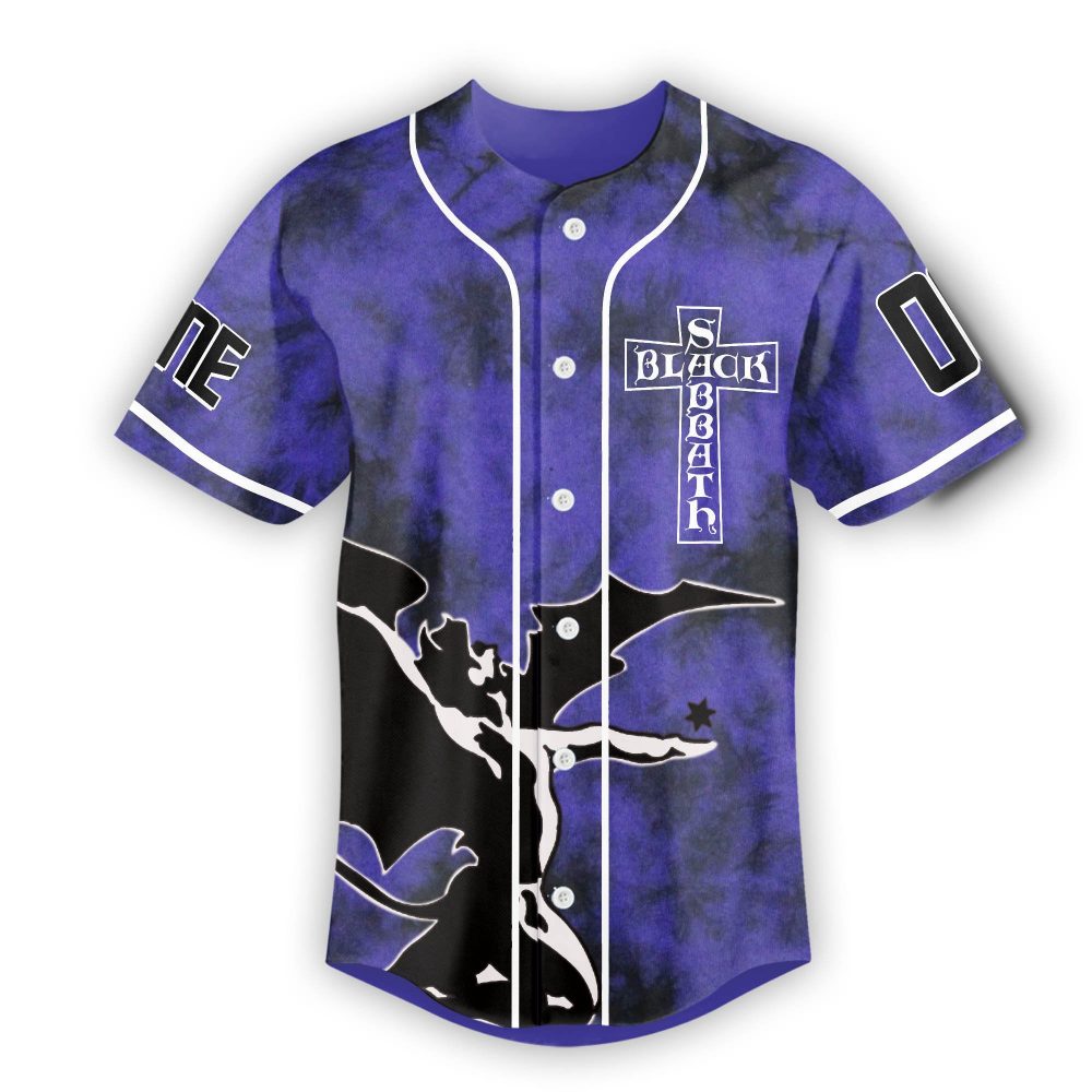 Black Sabbath 2025 Tour Gift For Fans Customized Baseball Jersey