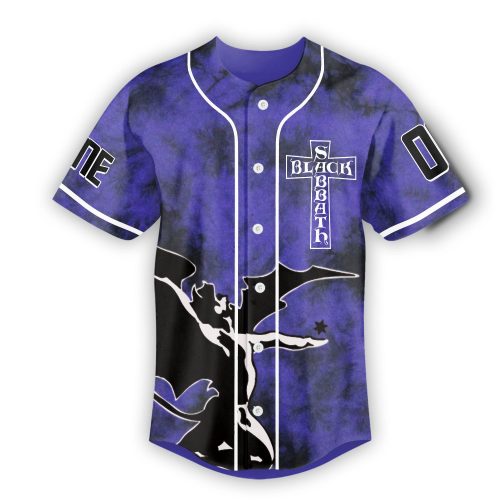 Black Sabbath 2025 Tour Gift For Fans Customized Baseball Jersey
