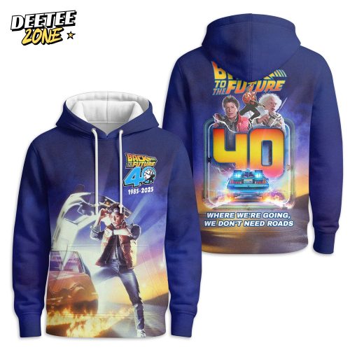 Back to the Future 40th Anniversary 2025 Limited Hoodie