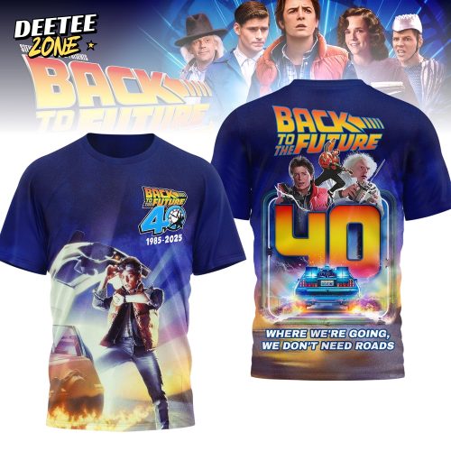 Back to the Future 40th Anniversary 2025 Limited Shirt
