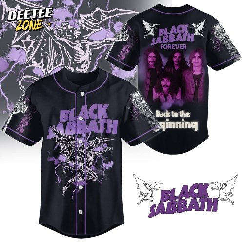 Black Sabbath Back to the Beginning Baseball Jersey