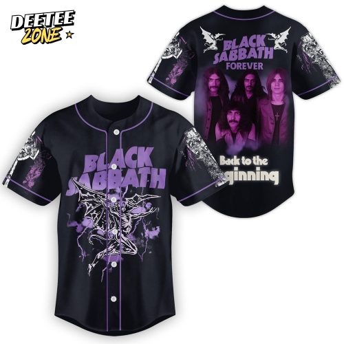 Black Sabbath Back to the Beginning Baseball Jersey