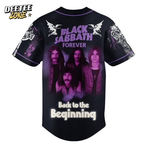 Black Sabbath Back to the Beginning Baseball Jersey