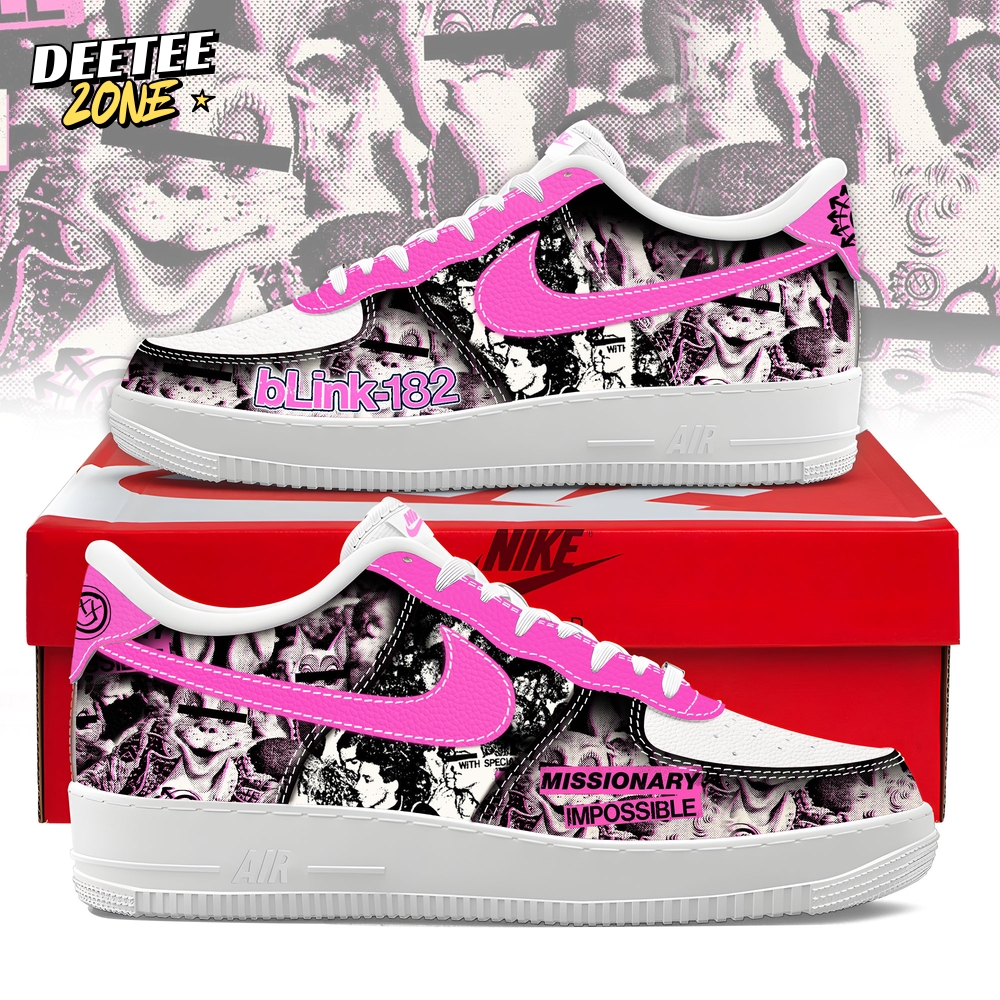 Blink-182 "Missionary Impossible" Limited Edition Air Force 1 Sneaker Blink-182 "Missionary Impossible" Limited Edition Air Force 1 Sneaker