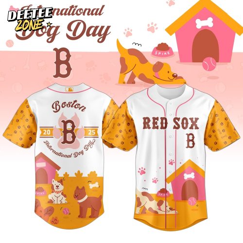 Boston Red Sox x Dog Day 2025 Special Jersey – Yellow