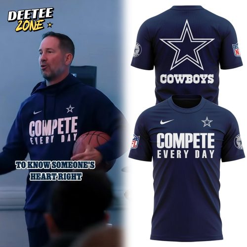 Brian Schottenheimer Dallas Cowboys “Compete Every Day” Tee