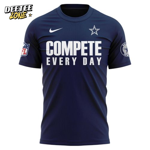 Brian Schottenheimer Dallas Cowboys “Compete Every Day” Tee