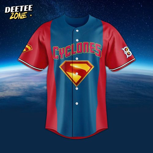 Brooklyn Cyclones x Superman Night Baseball Jersey 2025