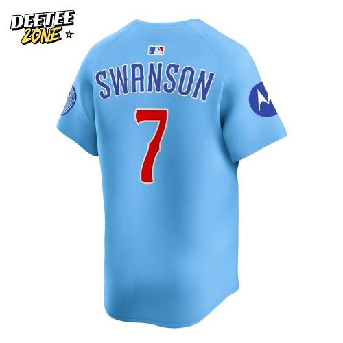 Chicago Cubs Baby Blue 2nd Alternate Limited Edition Baseball Jersey