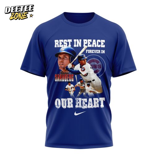 Chicago Cubs Ryne Sandberg Rest In Peace Forever In Our Heart Shirt
