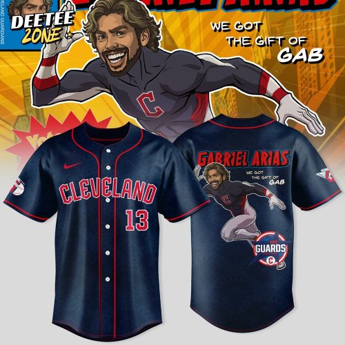 Cleveland Guardians x Guardian Power: All-Star Edition “Gabriel Arias” Special Black Baseball Jersey