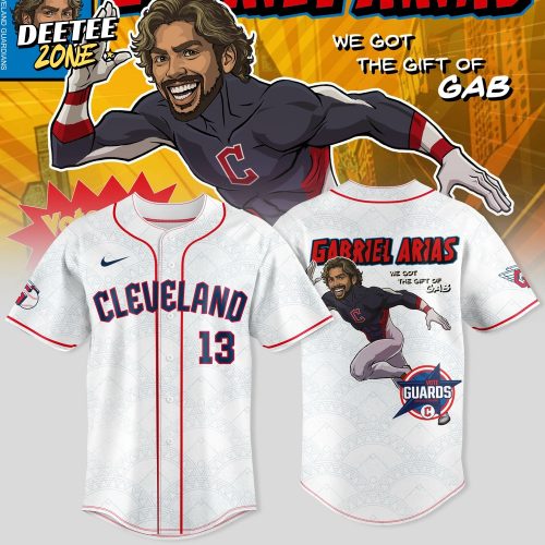 Cleveland Guardians x Guardian Power: All-Star Edition “Gabriel Arias” Special White Baseball Jersey