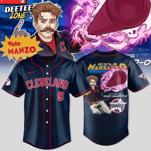 Cleveland Guardians x Guardian Power: All-Star Edition “Kyle Manzarro” Special Black Baseball Jersey