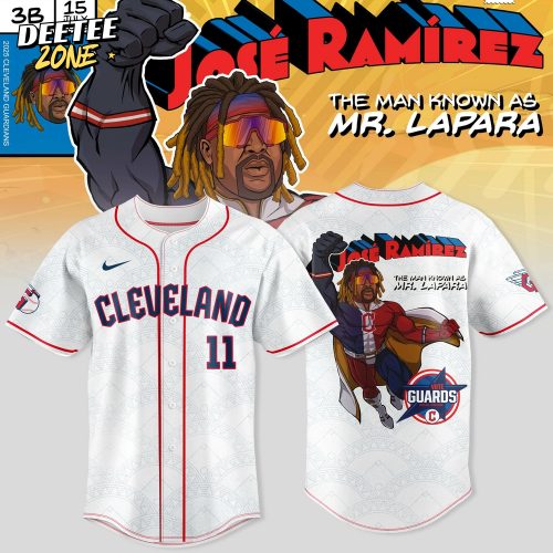Cleveland Guardians x Guardian Power: All-Star Edition “Mr. Lapara” Special White Baseball Jersey