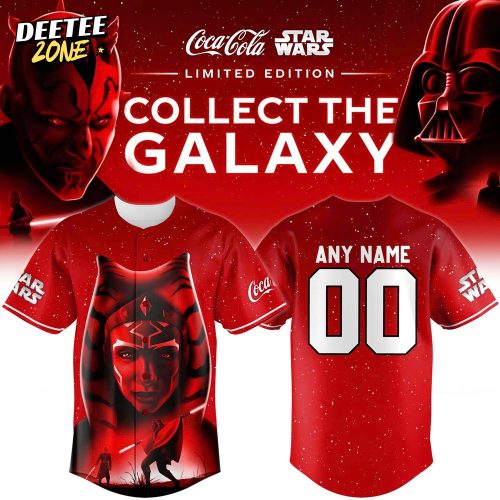 Coca Cola x Star Wars Ahsoka Tano Collect Galaxy 2025 Baseball Jersey