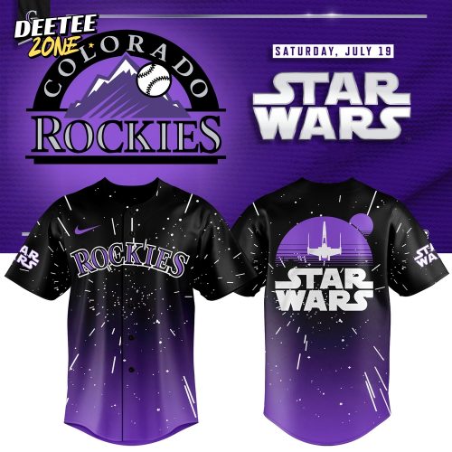 Colorado Rockies x Star Wars Night 2025 Baseball Jersey