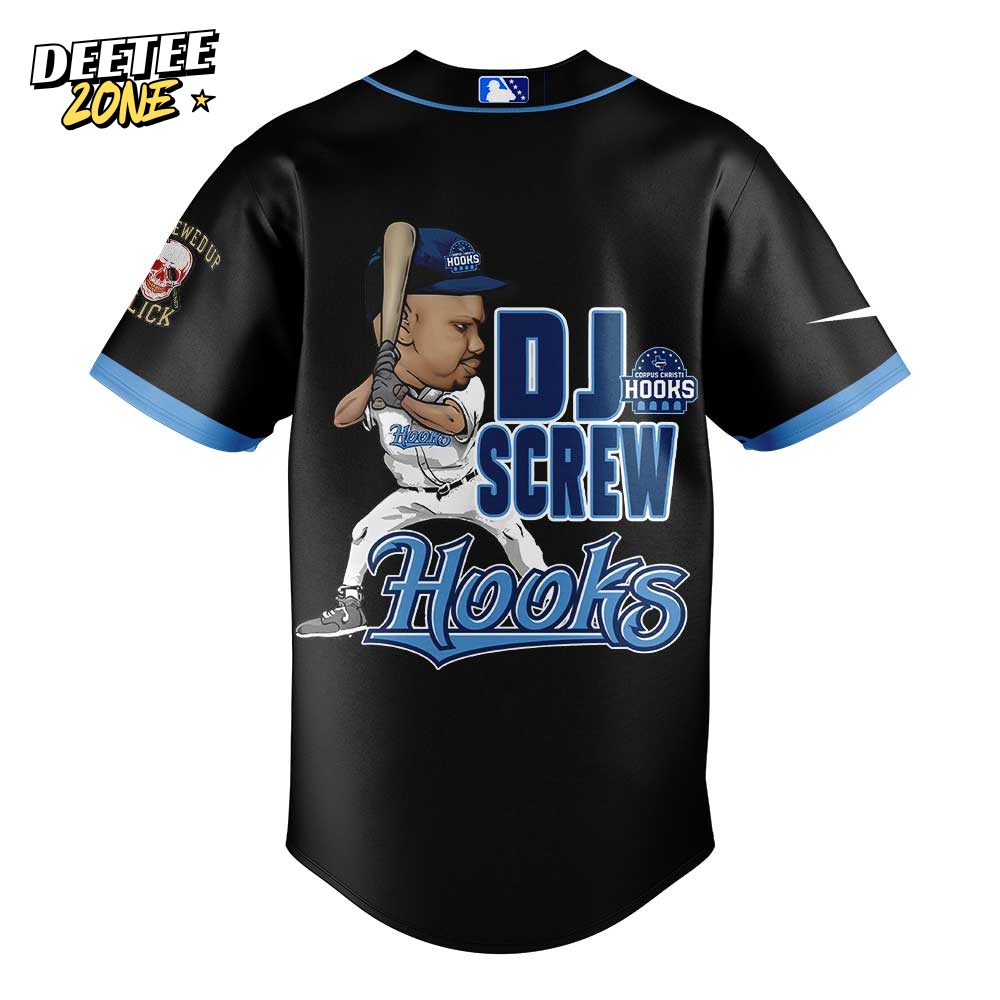 Corpus Christi Hooks x DJ Screw Day Special Baseball Jersey Corpus Christi Hooks x DJ Screw Day Special Baseball Jersey