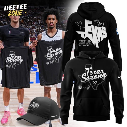 Dallas Mavericks Tesxas Strong Hoodie Limited Edition – Black