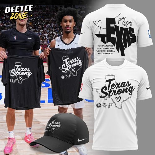 Dallas Mavericks Tesxas Strong Limited Edition Shirt – White