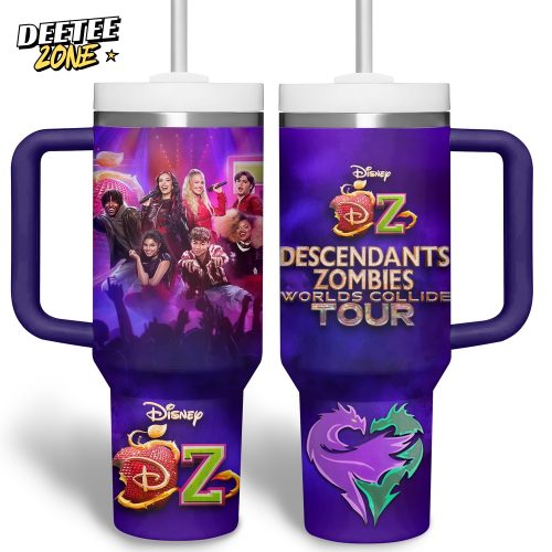 Descendants Zombies World Collide Tour Special Tumbler 40oz with Handle
