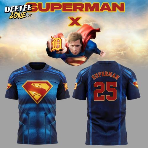 Detroit Tigers x Superman 2025 Special Edition Shirt