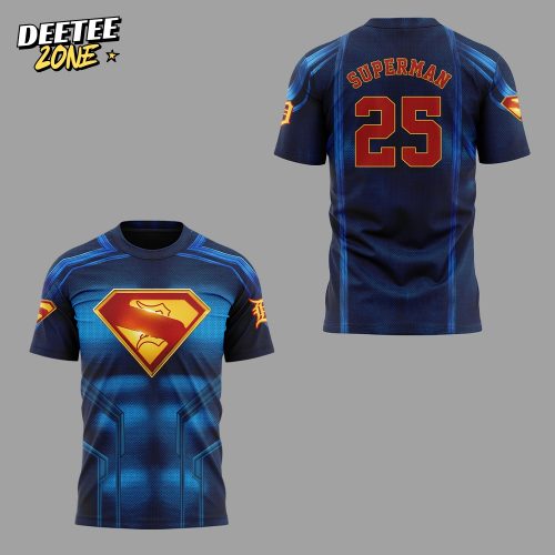 Detroit Tigers x Superman 2025 Special Edition Shirt