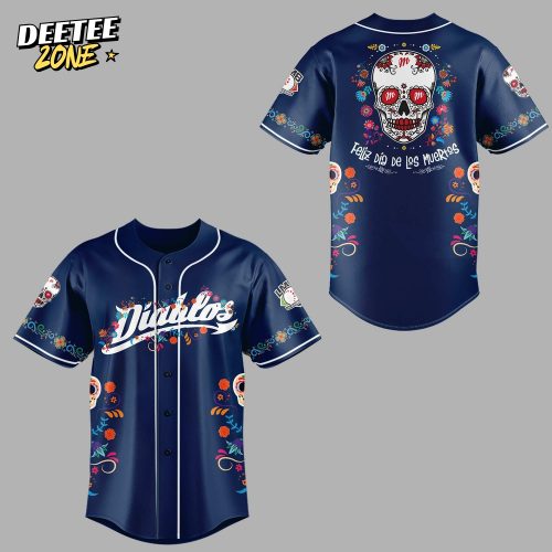Diablos Rojos del Mexico x Dia De Los Muertor 2025 Special Baseball Jersey