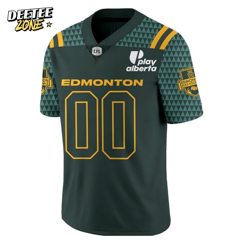 Edmonton Elks Special New Green Football Jersey